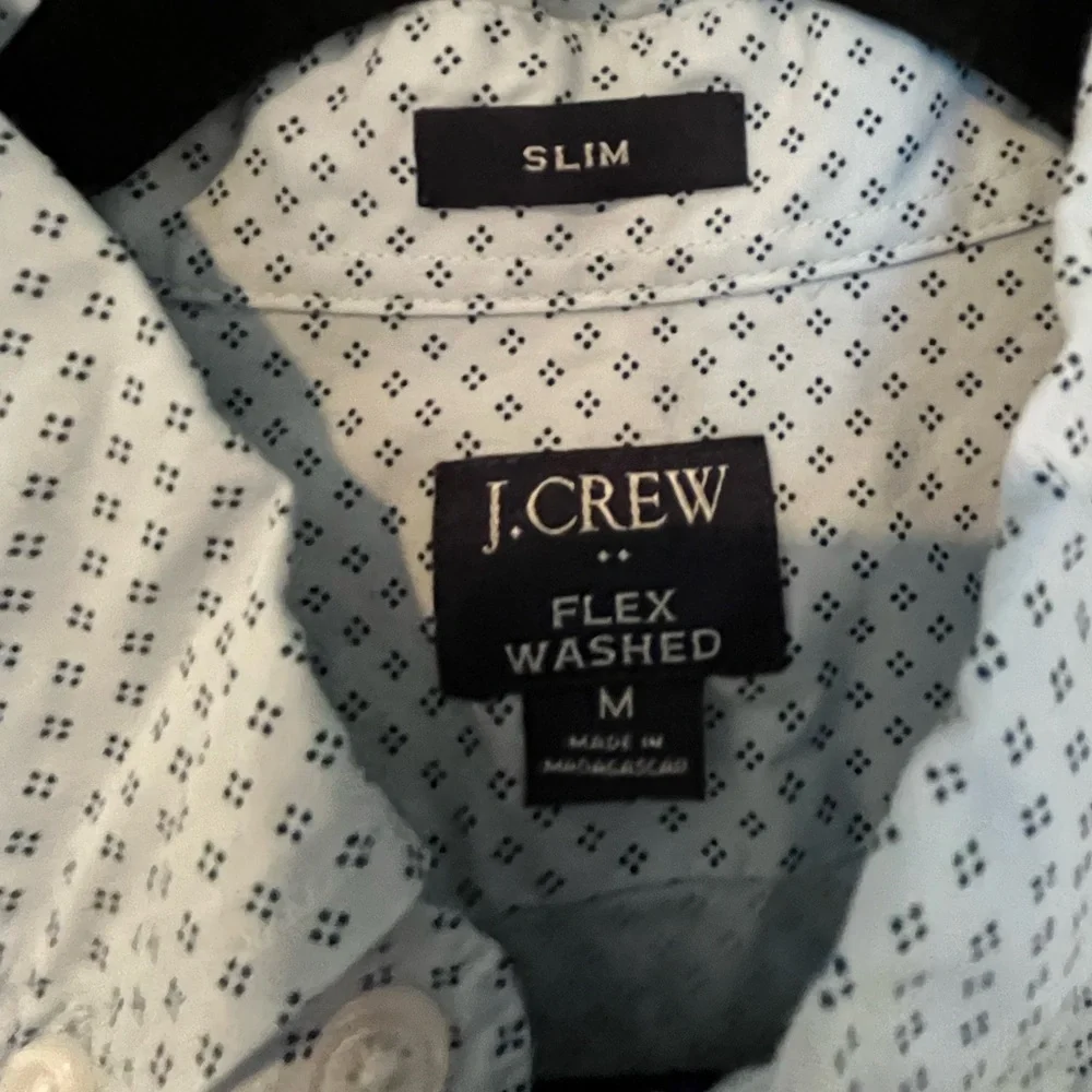 J. Crew Flex Washed Button Down Shirt Men's Size Medium